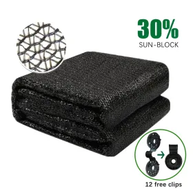 10ft*20ft Black Shade Net Fabric Provides Efficient Shading, Premium Materials, And An Enhanced Plant Growth Environment.