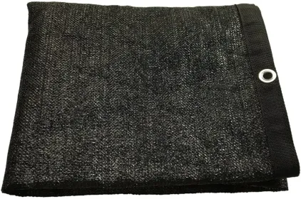 6FT*12FT Black, Ready-made, Snap-on Sunshade Netting For Patios And Terraces Offers Effective Shading, UV Protection, Easy Installation, And Durabilit