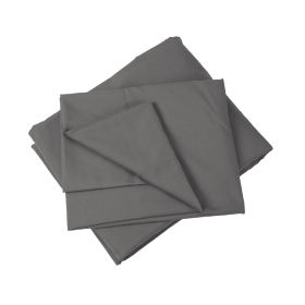 Bedding King Bed Sheets Set - 4 Piece Bedding - Brushed Microfiber - Shrinkage And Fade Resistant - Easy Care  King, Grey