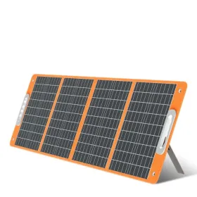100W 18V Portable Solar Panel;  Flashfish Foldable Solar Charger With  5V USB 18V DC Output Type-C Output Compatible With Portable Generator;  Smartph