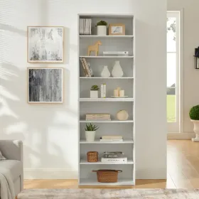 CD DVD Storage Cabinet, Bookcase, Adjustable Shelf 8-layer Storage, Display Bookshelf, Home, Office, Multi-functional Double-layer Bookcase, Can Be Di
