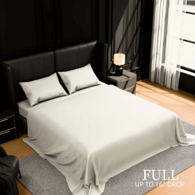 Bedding Full Bed Sheets Set - 4 Piece Bedding - Brushed Microfiber - Shrinkage And Fade Resistant - Easy Care -Full, White