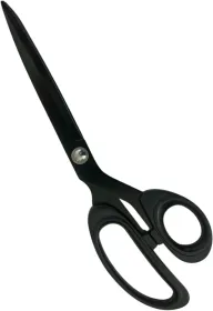 Black Fabric Scissors For Adults,Titanium Coating With Stainless Steel Blade, For Dressmaking, Leather Professional Sewing Fabric, Crafting And Home G
