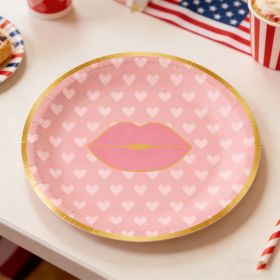 Heart Paper Plate 6pcs-4943