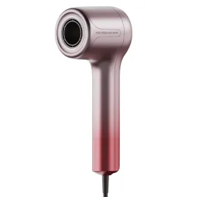 High-Speed Brushless Hair Dryer Ionic Blow Dryer With LED Display, 3 Heat & Speed Settings, Cool Shot, Low Noise Compact Hair Dryer With Diffuser For (Option: Pink)