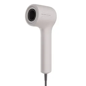 High-Speed Brushless Hair Dryer Ionic Blow Dryer With LED Display, 3 Heat & Speed Settings, Cool Shot, Low Noise Compact Hair Dryer With Diffuser For (Option: White)