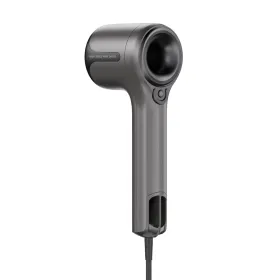High-Speed Brushless Hair Dryer Ionic Blow Dryer With LED Display, 3 Heat & Speed Settings, Cool Shot, Low Noise Compact Hair Dryer With Diffuser For (Option: Grey)